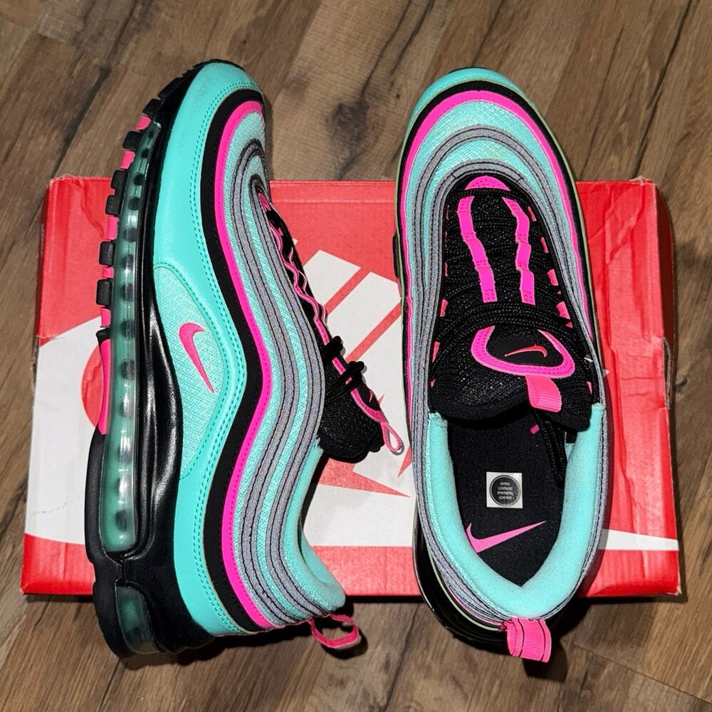 Nike Air Max 97 Hyper Turquoise South Beach - Picture 2 of 10